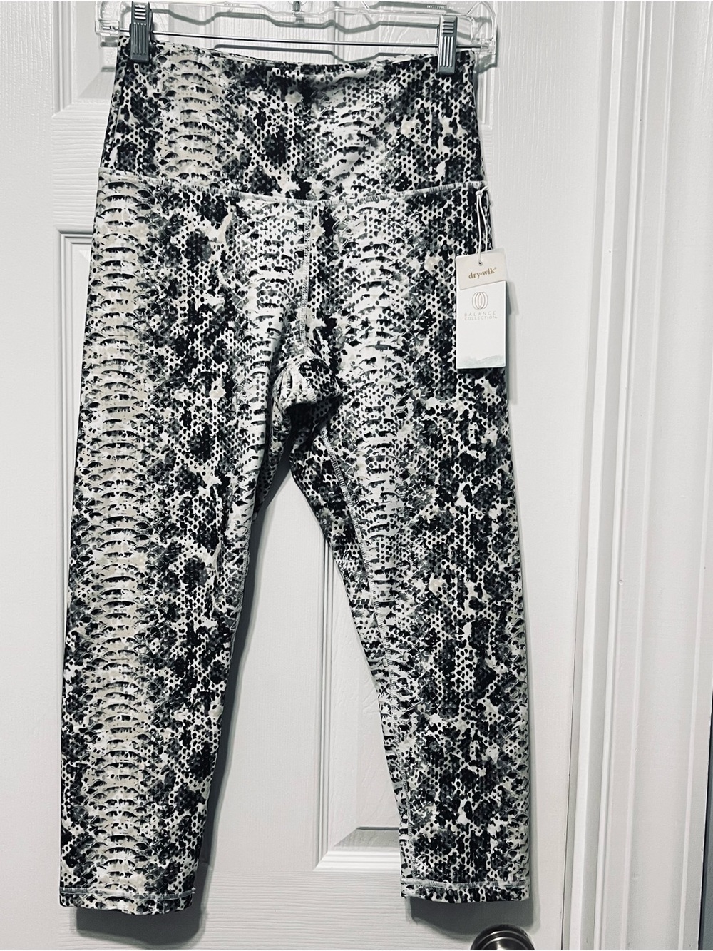 Balance Collection High Waisted Snake Print Capri Leggings
